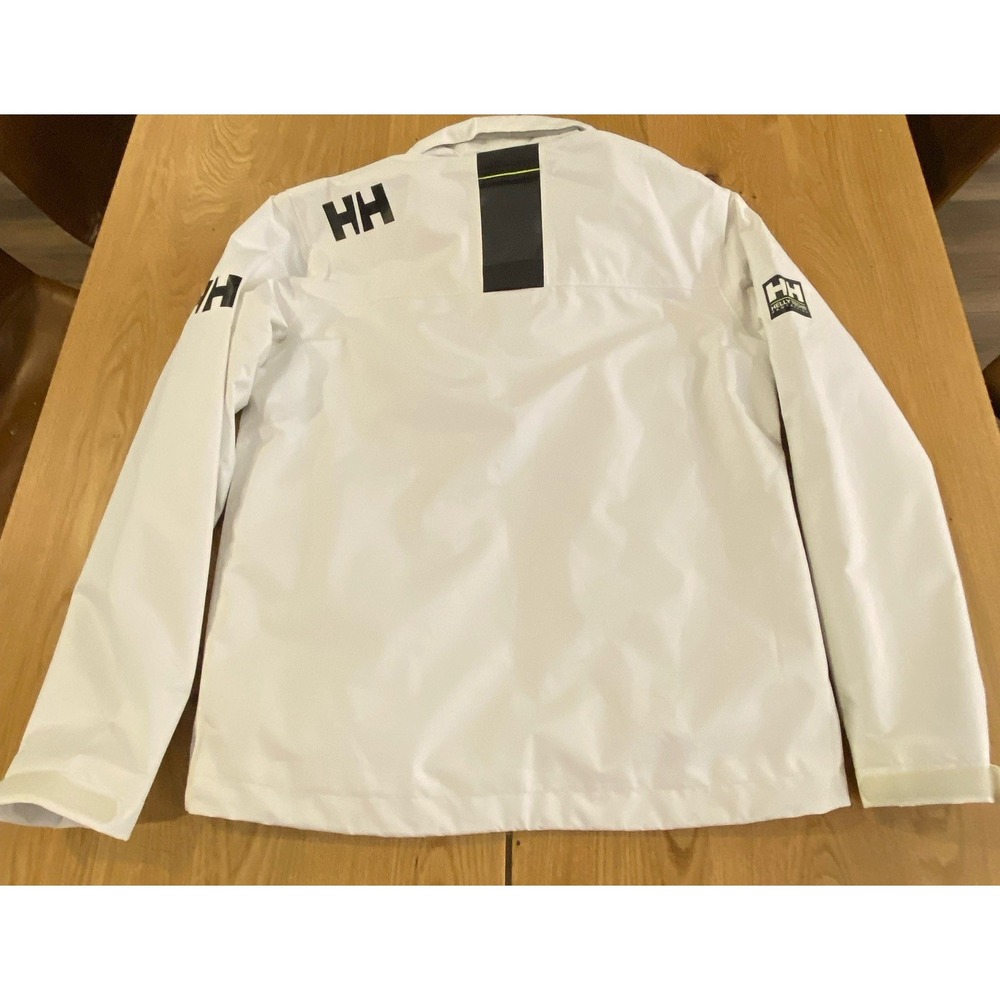 Helly Hansen Women's Size Medium Crew Midlayer Jacket 2.0 White Hooded Ski Snow* - Picture 4 of 14